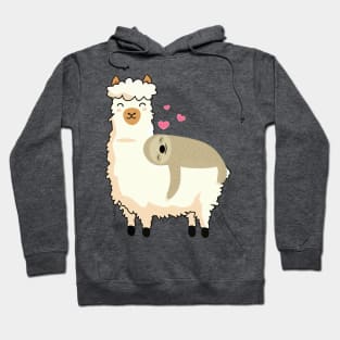 Llama and friend Hoodie